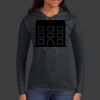 Ladies 100% Ring Spun Cotton Long Sleeve Hooded T Shirt Thumbnail
