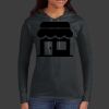 Ladies 100% Ring Spun Cotton Long Sleeve Hooded T Shirt Thumbnail