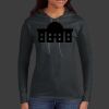 Ladies 100% Ring Spun Cotton Long Sleeve Hooded T Shirt Thumbnail