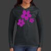 Ladies 100% Ring Spun Cotton Long Sleeve Hooded T Shirt Thumbnail