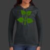 Ladies 100% Ring Spun Cotton Long Sleeve Hooded T Shirt Thumbnail
