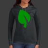 Ladies 100% Ring Spun Cotton Long Sleeve Hooded T Shirt Thumbnail