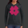 Ladies 100% Ring Spun Cotton Long Sleeve Hooded T Shirt Thumbnail