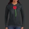 Ladies 100% Ring Spun Cotton Long Sleeve Hooded T Shirt Thumbnail