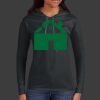 Ladies 100% Ring Spun Cotton Long Sleeve Hooded T Shirt Thumbnail