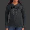 Ladies 100% Ring Spun Cotton Long Sleeve Hooded T Shirt Thumbnail