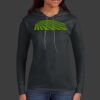 Ladies 100% Ring Spun Cotton Long Sleeve Hooded T Shirt Thumbnail