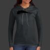 Ladies 100% Ring Spun Cotton Long Sleeve Hooded T Shirt Thumbnail