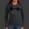 Ladies 100% Ring Spun Cotton Long Sleeve Hooded T Shirt Thumbnail