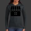 Ladies 100% Ring Spun Cotton Long Sleeve Hooded T Shirt Thumbnail