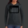 Ladies 100% Ring Spun Cotton Long Sleeve Hooded T Shirt Thumbnail