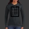 Ladies 100% Ring Spun Cotton Long Sleeve Hooded T Shirt Thumbnail