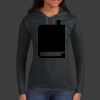 Ladies 100% Ring Spun Cotton Long Sleeve Hooded T Shirt Thumbnail