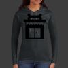 Ladies 100% Ring Spun Cotton Long Sleeve Hooded T Shirt Thumbnail