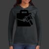 Ladies 100% Ring Spun Cotton Long Sleeve Hooded T Shirt Thumbnail