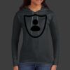 Ladies 100% Ring Spun Cotton Long Sleeve Hooded T Shirt Thumbnail