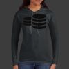Ladies 100% Ring Spun Cotton Long Sleeve Hooded T Shirt Thumbnail
