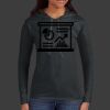Ladies 100% Ring Spun Cotton Long Sleeve Hooded T Shirt Thumbnail
