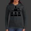 Ladies 100% Ring Spun Cotton Long Sleeve Hooded T Shirt Thumbnail