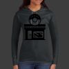 Ladies 100% Ring Spun Cotton Long Sleeve Hooded T Shirt Thumbnail