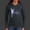 Ladies 100% Ring Spun Cotton Long Sleeve Hooded T Shirt Thumbnail