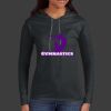 Ladies 100% Ring Spun Cotton Long Sleeve Hooded T Shirt Thumbnail