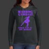 Ladies 100% Ring Spun Cotton Long Sleeve Hooded T Shirt Thumbnail