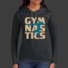Ladies 100% Ring Spun Cotton Long Sleeve Hooded T Shirt Thumbnail