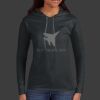 Ladies 100% Ring Spun Cotton Long Sleeve Hooded T Shirt Thumbnail