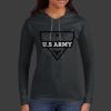 Ladies 100% Ring Spun Cotton Long Sleeve Hooded T Shirt Thumbnail