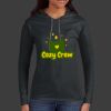 Ladies 100% Ring Spun Cotton Long Sleeve Hooded T Shirt Thumbnail