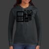 Ladies 100% Ring Spun Cotton Long Sleeve Hooded T Shirt Thumbnail