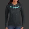 Ladies 100% Ring Spun Cotton Long Sleeve Hooded T Shirt Thumbnail
