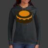 Ladies 100% Ring Spun Cotton Long Sleeve Hooded T Shirt Thumbnail