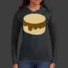Ladies 100% Ring Spun Cotton Long Sleeve Hooded T Shirt Thumbnail