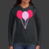 Ladies 100% Ring Spun Cotton Long Sleeve Hooded T Shirt Thumbnail