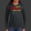 Ladies 100% Ring Spun Cotton Long Sleeve Hooded T Shirt Thumbnail