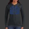 Ladies 100% Ring Spun Cotton Long Sleeve Hooded T Shirt Thumbnail