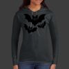 Ladies 100% Ring Spun Cotton Long Sleeve Hooded T Shirt Thumbnail