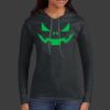Ladies 100% Ring Spun Cotton Long Sleeve Hooded T Shirt Thumbnail