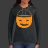 Ladies 100% Ring Spun Cotton Long Sleeve Hooded T Shirt Thumbnail