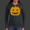 Ladies 100% Ring Spun Cotton Long Sleeve Hooded T Shirt Thumbnail