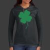 Ladies 100% Ring Spun Cotton Long Sleeve Hooded T Shirt Thumbnail