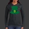 Ladies 100% Ring Spun Cotton Long Sleeve Hooded T Shirt Thumbnail