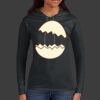 Ladies 100% Ring Spun Cotton Long Sleeve Hooded T Shirt Thumbnail