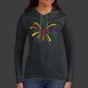 Ladies 100% Ring Spun Cotton Long Sleeve Hooded T Shirt Thumbnail