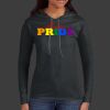 Ladies 100% Ring Spun Cotton Long Sleeve Hooded T Shirt Thumbnail