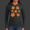 Ladies 100% Ring Spun Cotton Long Sleeve Hooded T Shirt Thumbnail