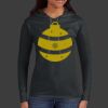 Ladies 100% Ring Spun Cotton Long Sleeve Hooded T Shirt Thumbnail