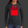 Ladies 100% Ring Spun Cotton Long Sleeve Hooded T Shirt Thumbnail